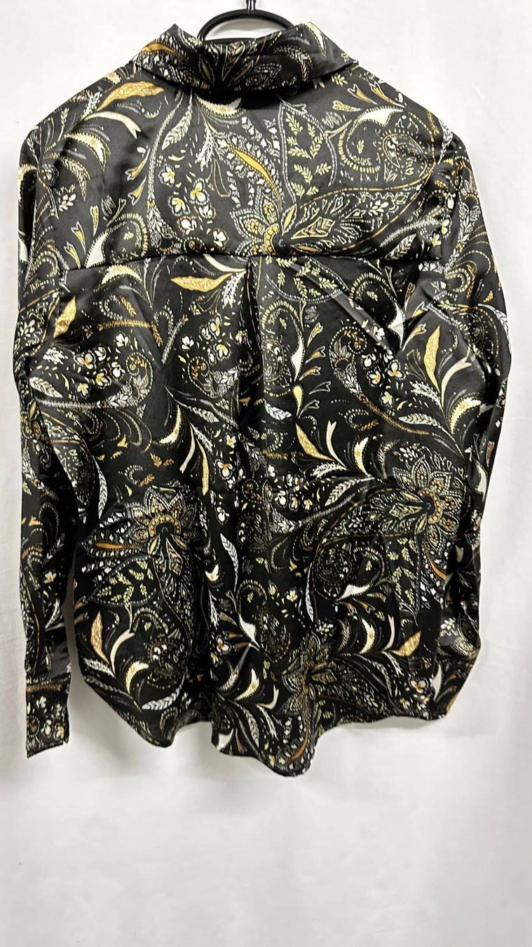 Camicie: Boho Satinbluse Bohemian Style Hemd Gr. S / M – Nuovo e nell'imballaggio originale da Sarmenstorf venduto da taosun1 2