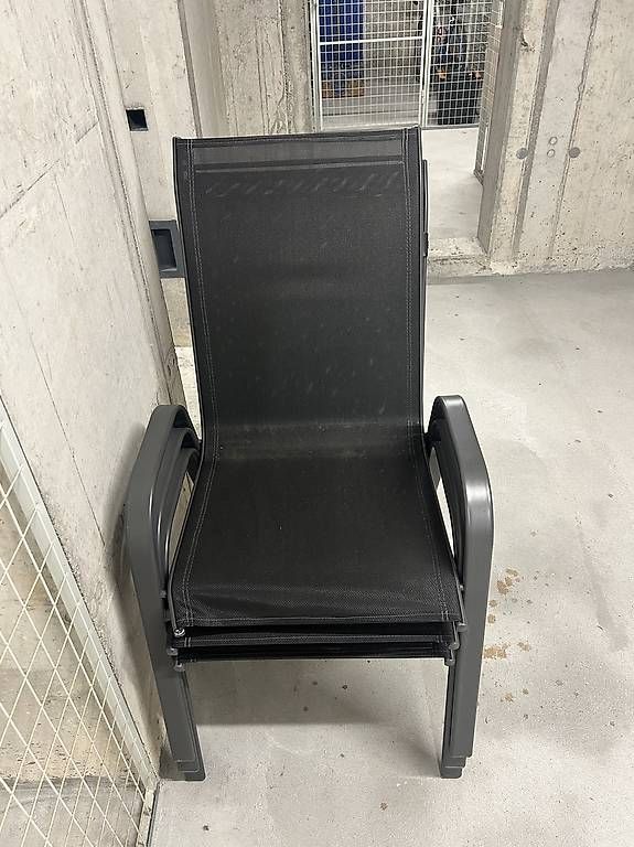 Chaises: CONTINI Gartenstuhl Aurora schwarz – D'occasion à St. Gallen par chiarbr 2