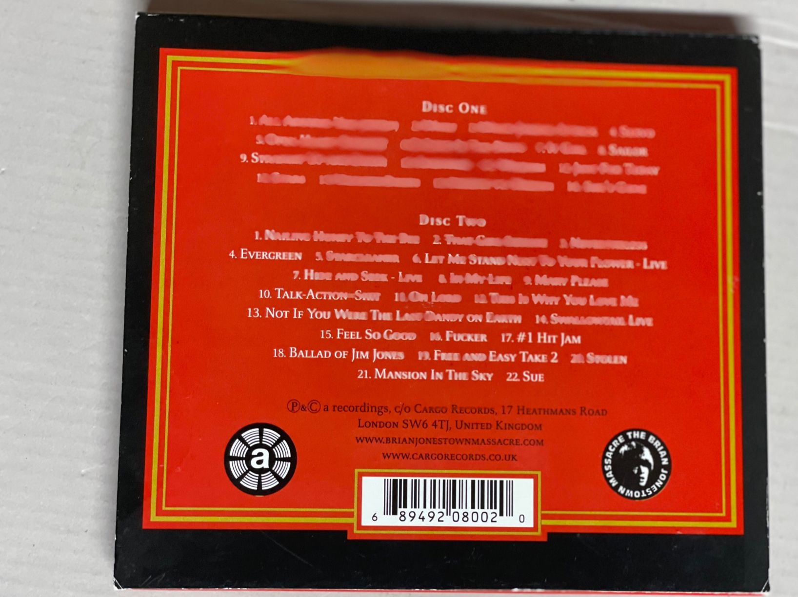 CD: Brian Jonestown Massacre-A Retrospective 2CD-Psy-Top – Usato da Muri b. Bern venduto da AdidasCollector 1