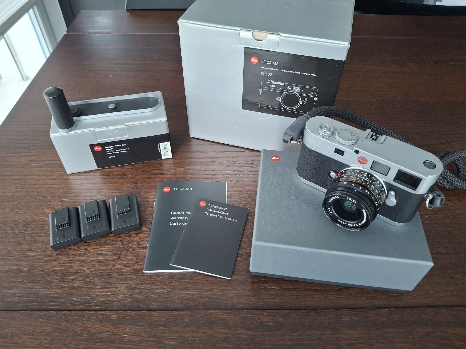 Leica Fotocamera: Digitalkamera Leica M8 silber – Usato da Wisen SO venduto da Draven6