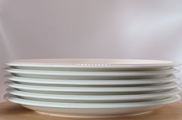 Set mit 6 Iittala Raami Tellern von Jasper Morrison