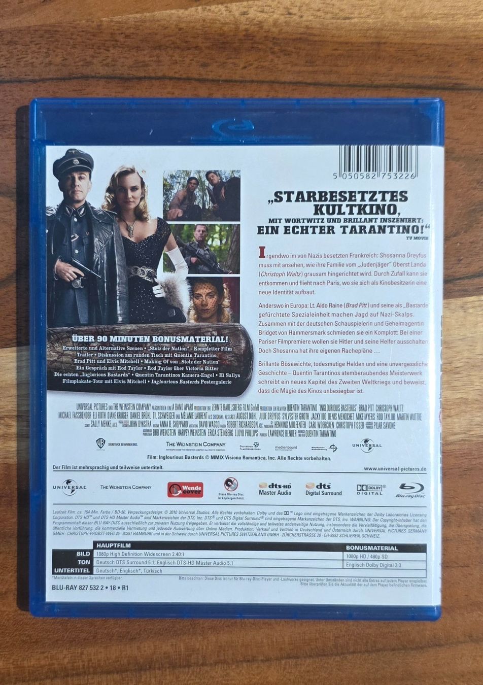 Tutti i DVDs: Inglourious Basterds - Blue-Ray – Usato da Kyburg venduto da Dou_jh2d 1