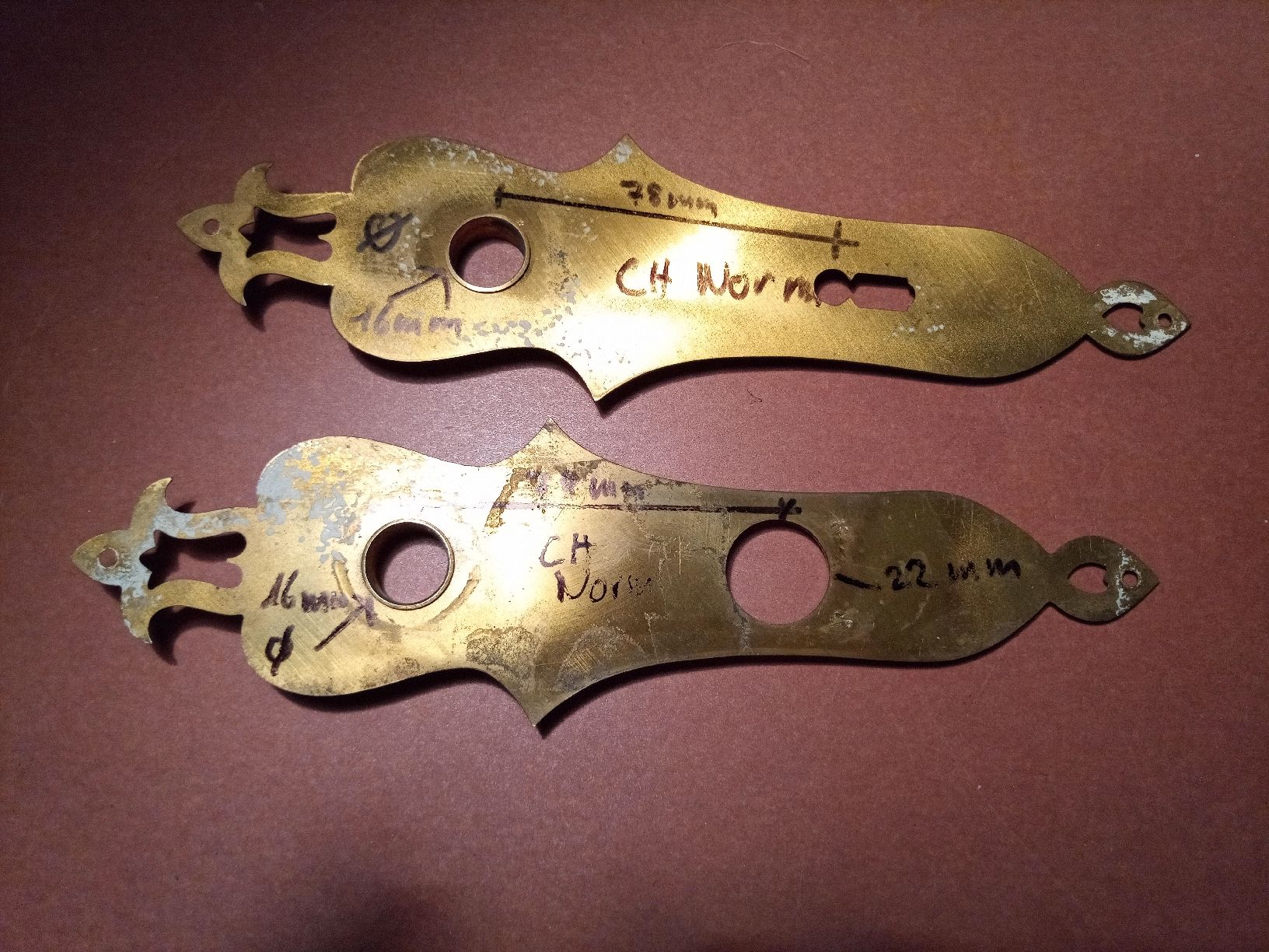 Ferramenta: Schöne Jugendstil Türschilder Messing – Usato da basel venduto da markusb07 5