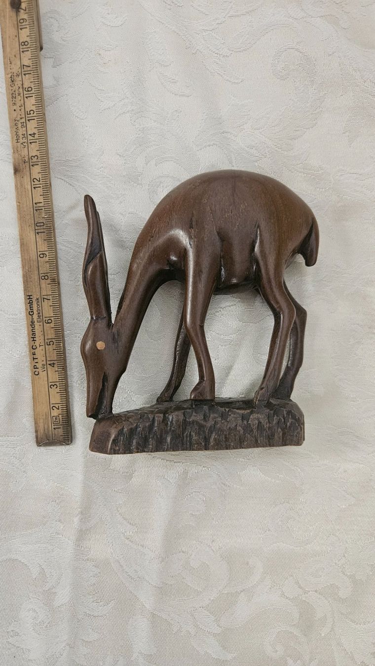 Skulpturen & Statuen: Statua etnica in legno scuro – Gebraucht aus Melano von H-Sara 1