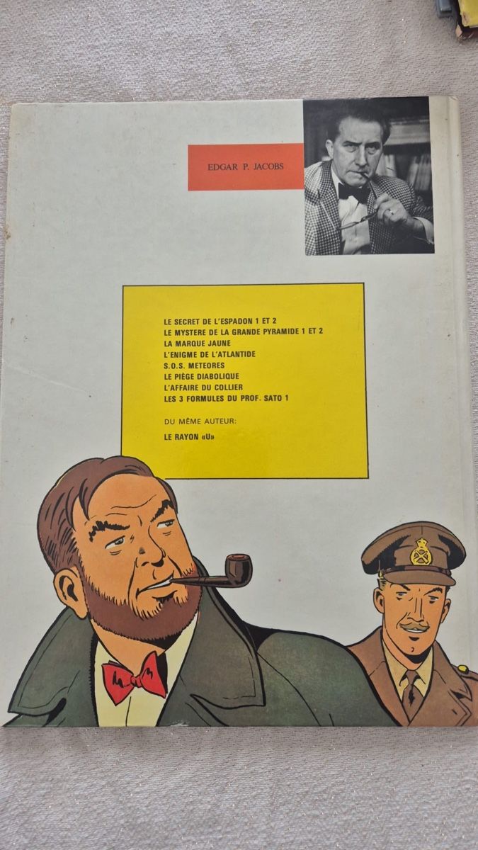 BD: BD La Marque Jaune Edgar P. Jacobs 1970 – D'occasion à Porrentruy par Servo26 1