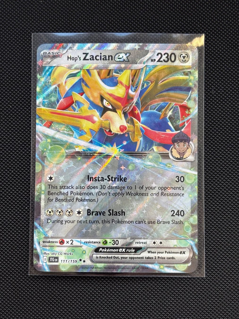 Pokémon Sammelbilder & Trading cards: En - Hop’s Zacian Ex 111/159 - Pokémon – Neu (gemäss Beschreibung) aus Neuchâtel von caraadryn