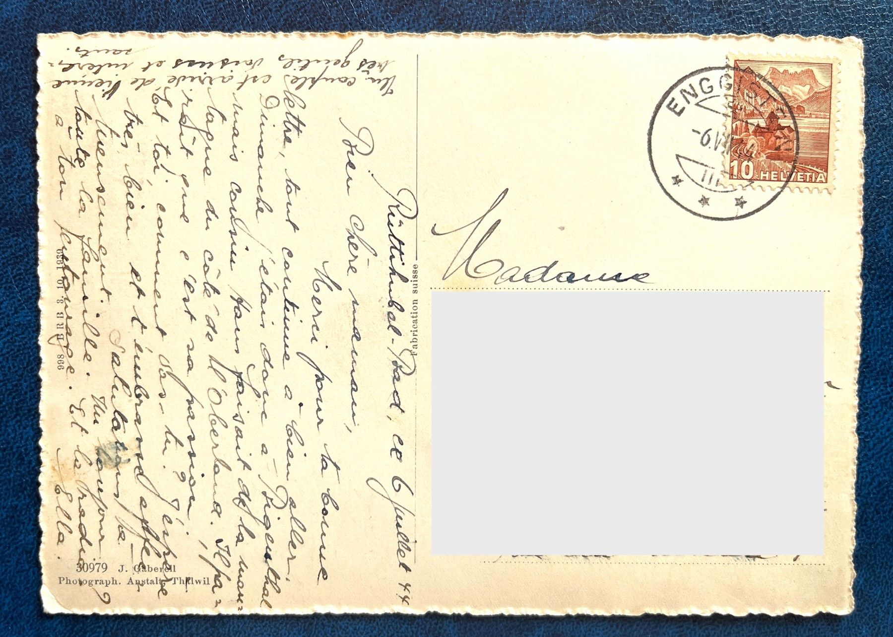 Cartoline postali: Rütihubelbad-Emmental. 1944 – Usato da Renan BE venduto da johncactus 1