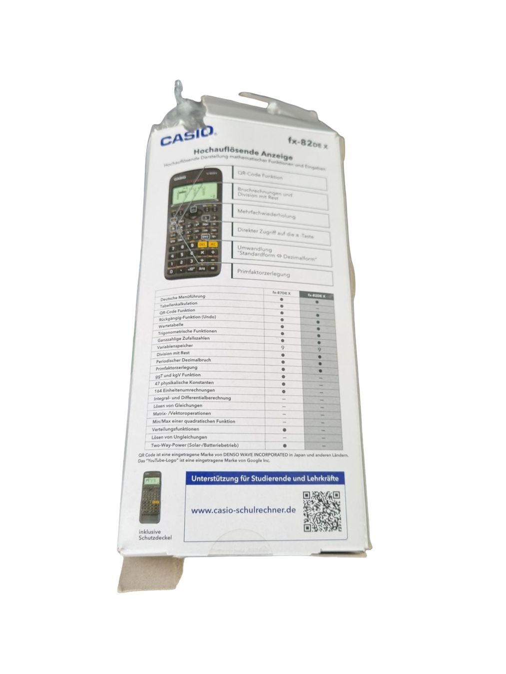 Casio Calcolatrici tascabili: CASIO Wissenschaftlicher Taschenrechner Fx-82ex – Nuovo (secondo la descrizione) da Wangen b. Olten venduto da Restwert_Wangen 3