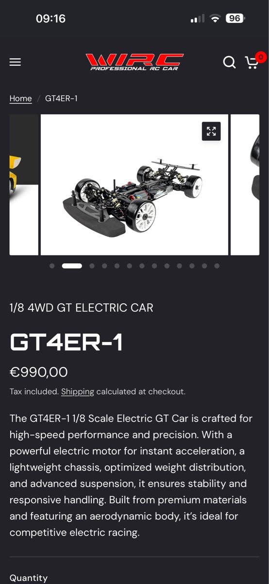 Modellautos: WIRC GT4ER-1 1/8 GT – Gebraucht aus Breitenbach von salvo_13 5