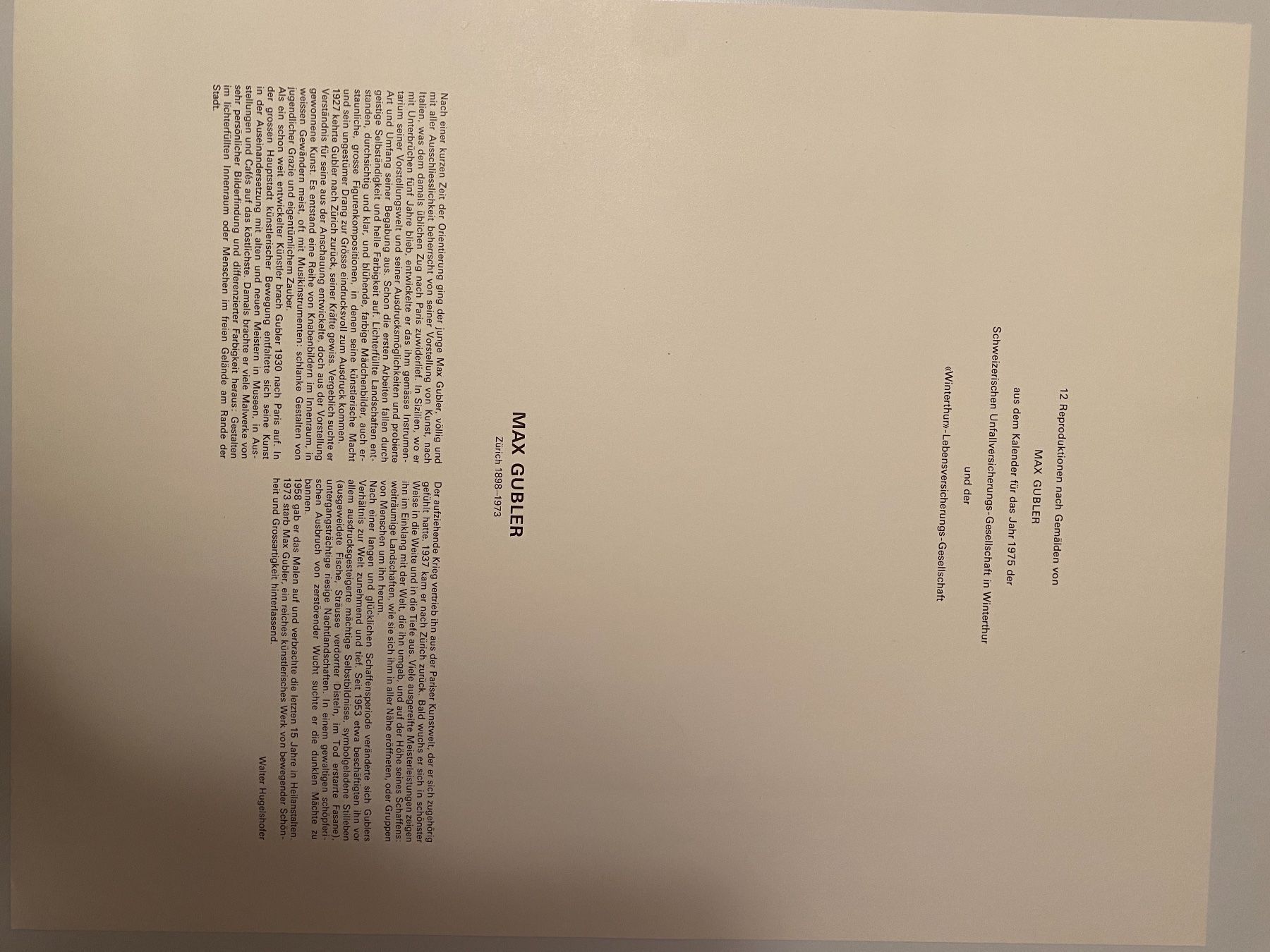 Foto & Immagini: Kunstmappe Max Gubler – Usato da Lüchingen venduto da LIDB 8