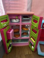 Spielkueche Zubehör Set Geschirr, Kühlschrank,Kaffeemaschine