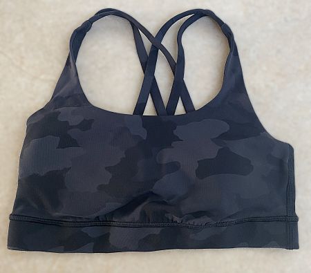 Lululemon Sport BH Bustier Energy Camouflage black Gr.4=XS