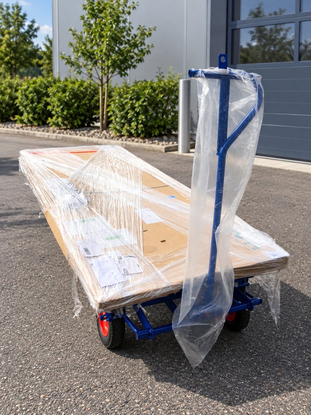 Schubkarren: Schwerlastwagen mit Luftgummirädern – Neu und originalverpackt aus Kaiseraugst von Sorgenti