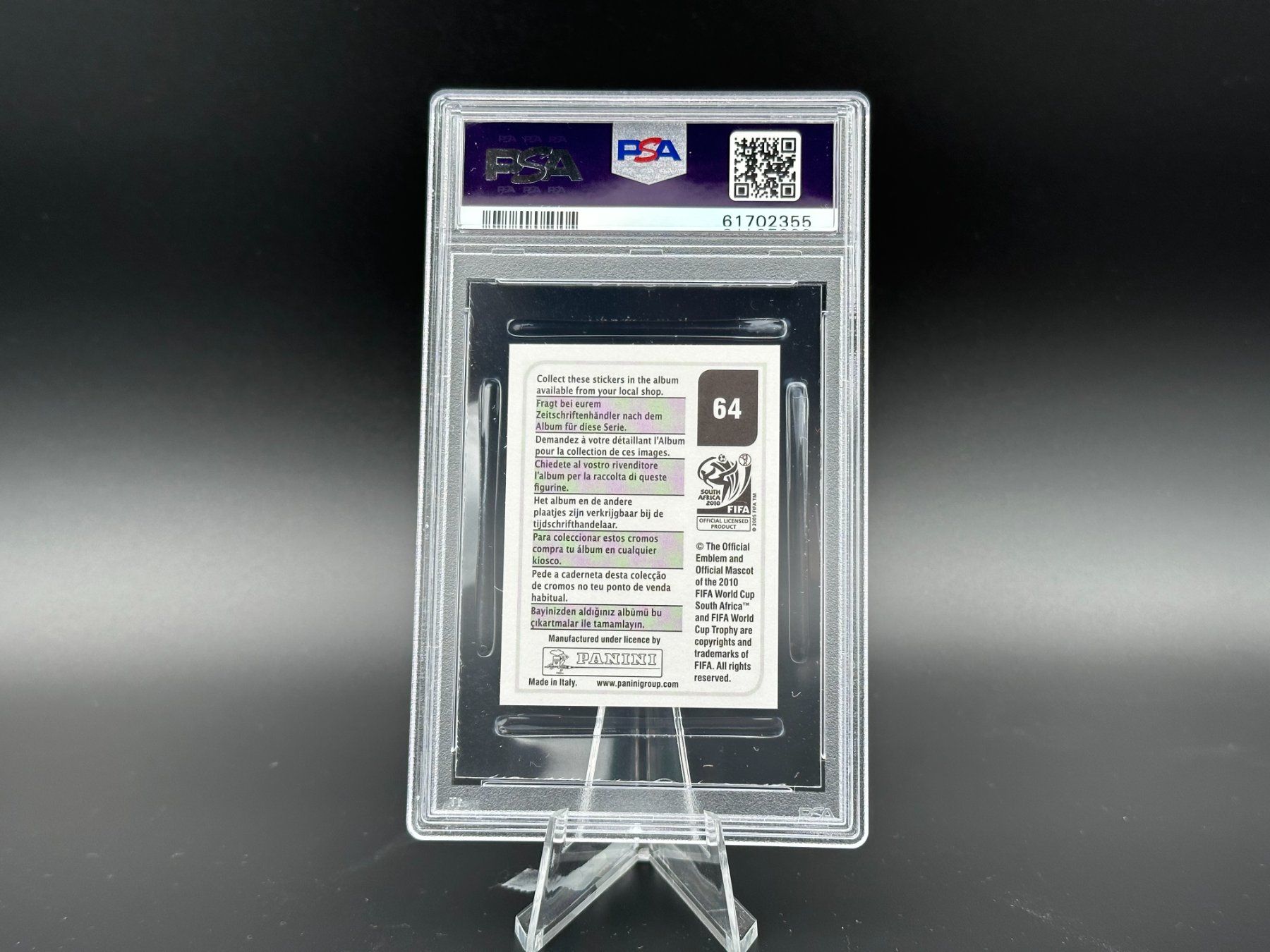Panini Sammelbilder & Trading cards: Javier Hernandez Panini World Cup 2010 PSA 8 – Neu (gemäss Beschreibung) aus Hagendorn von Pokecollectorch 1