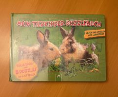 Mein Tierkinder-Puzzlebuch für Kinder Lernen und spielen mit