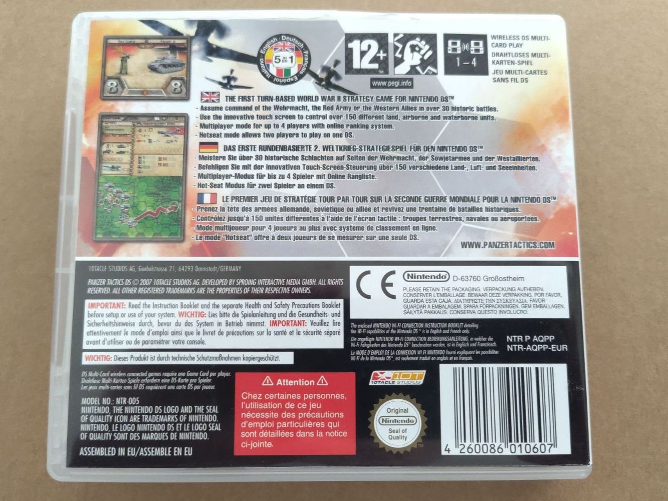 Nintendo Giochi: Panzer Tactics DS für Nintendo DS – Usato da Unterkulm venduto da jenswolk 2