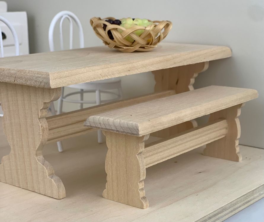 Kisangel Puppenhaus Möbel Beistelltisch - Miniatur Für Modellbau & Deko