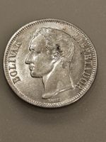 pièce de  2 bolivar du Venezuela en argent 835