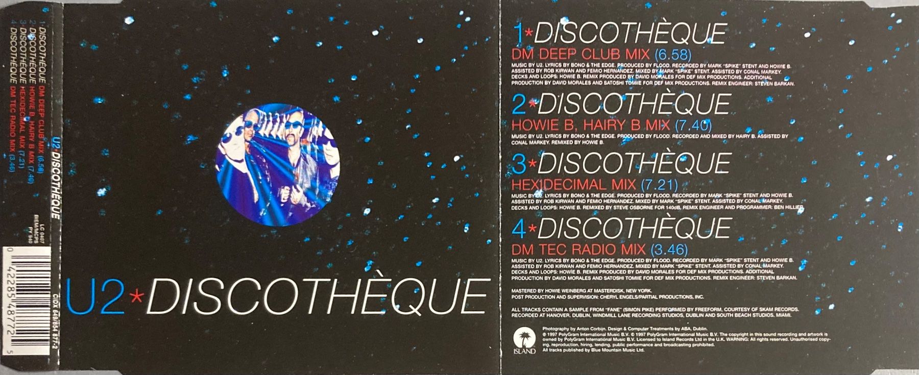 CDs: U2 - DISCOTHEQUE – D'occasion à Poliez-Pittet par Newtown-Records