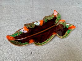 Vallauris Schale / Früchteschale aus glasierter Keramik