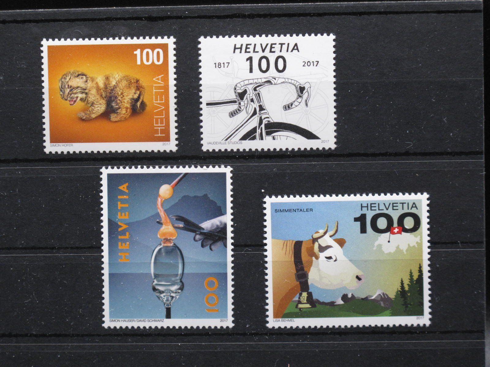 Tutti i francobolli: CH 2017 Tierbabies / Kuh ** – Usato da Wil SG venduto da fva01