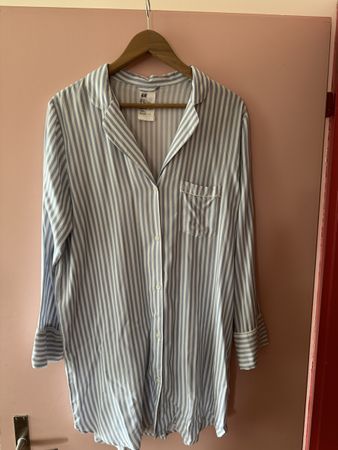 Lange Bluse gestreift/Nachthemd H&M