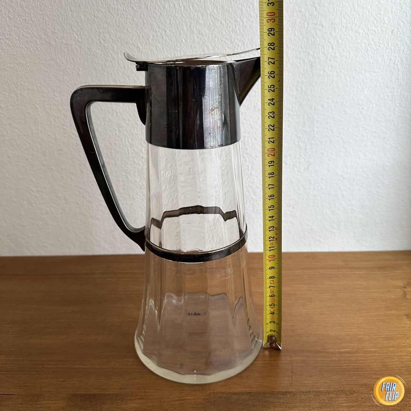 WMF Carafes: WMF Jugendstil Glaskaraffe versilbert Monogramm – D'occasion à Luzern par fairflip 3