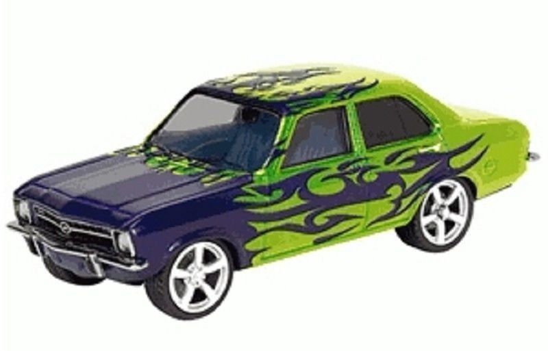 Opel Modellini d'auto: Opel Ascona A 1970-1975 "Tuning Version" hellgrün / blau – Nuovo e nell'imballaggio originale da Gerlafingen venduto da espero88 5