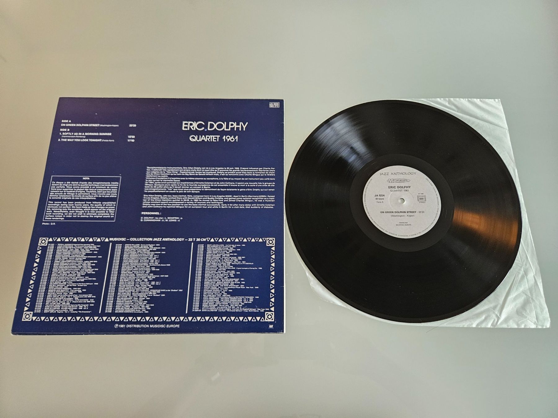 Dischi in vinile: Eric Dolphy Quartet 1961 LP Vinyl Jazz Post Bop – Usato da Herzogenbuchsee venduto da zloplio72 1