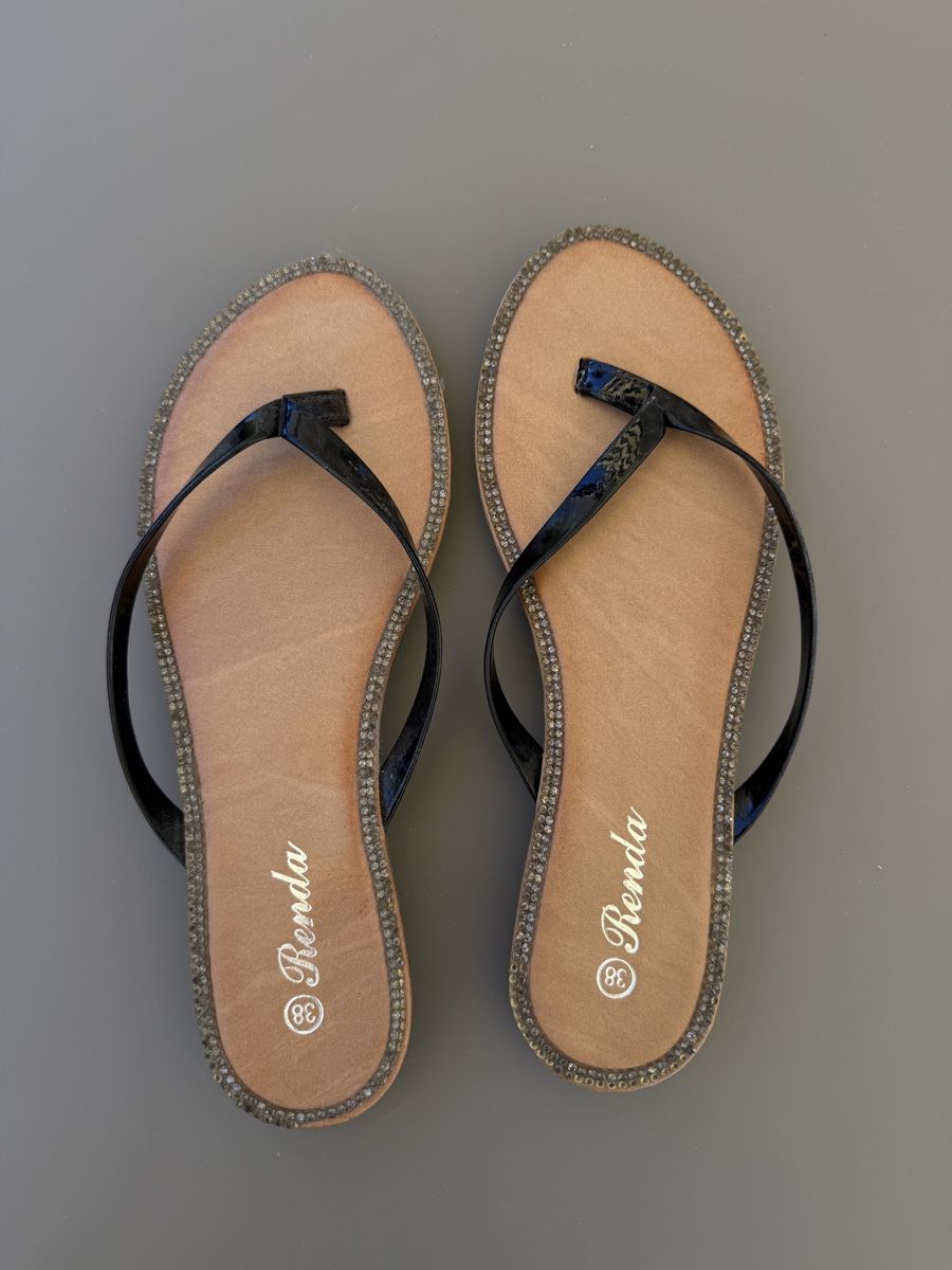 Scarpe da donna: Schicke Renda Flip Flops, Schwarz, Grösse 38, ab 1 CHF – Usato da Bottmingen venduto da mat_77yv