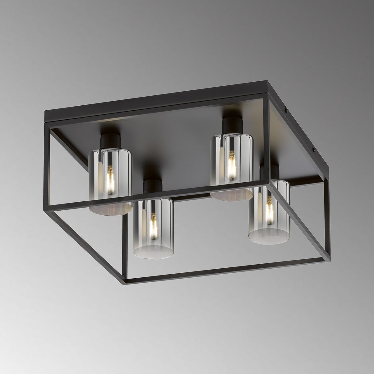 Lampadari & plafoniere: Deckenleuchte, Schwarz, 45 cm x 45 cm – Nuovo (secondo la descrizione) da Kreuzlingen venduto da Smart-Light