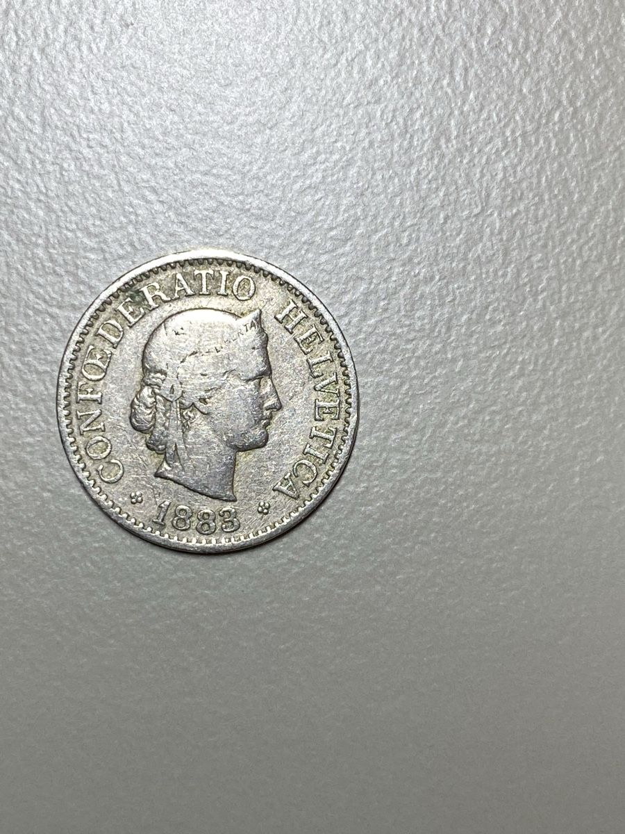Alle Münzen: CHF 0.10 - 1883 – Gebraucht aus Payerne von Mike1682