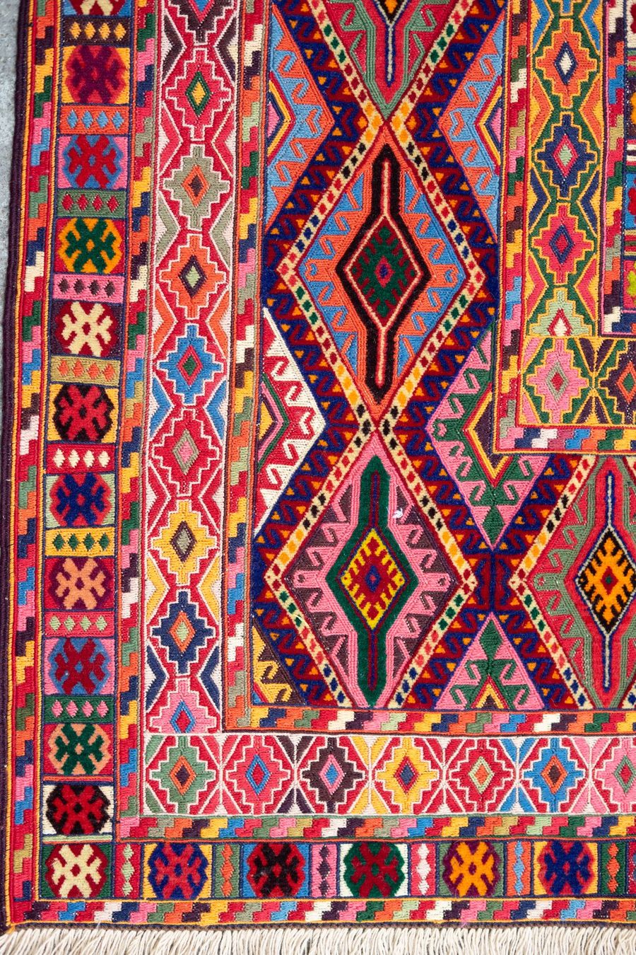 Kelim Tappeti: 189x146 Afghan Kelim Handgemacht – Nuovo e nell'imballaggio originale da Luzern venduto da Hera.Kollektiv 2