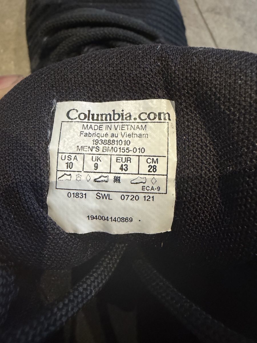 Columbia Scarpe da uomo: Columbia Outdoor-/Wanderschuhe Mid – Schwarz – Usato da Zofingen venduto da giu_p72q 3