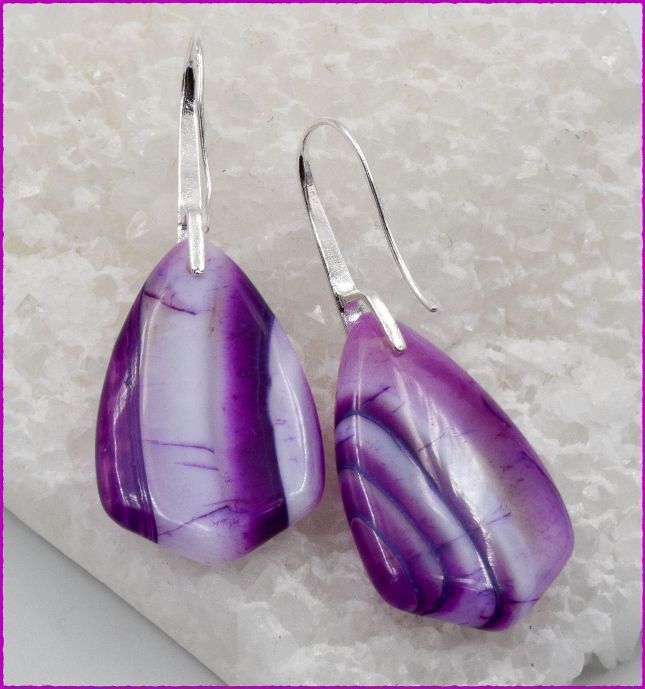 Orecchini pendenti & Orecchini a lobo: ♛ Achat Ohrhänger 925 Silber – Nuovo e nell'imballaggio originale da Oberglatt ZH venduto da Hot-Spot 1