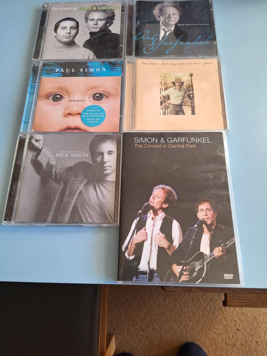CD: Simon & Garfunkel, Paul Simon, Art Garfunkel 1 dvd e 5cd – Usato da Cugnasco venduto da fab_7jlp