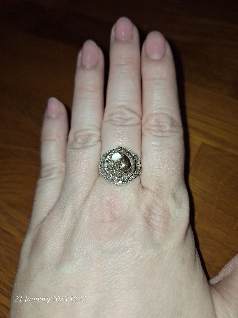 Ringe: Unique Silver Yin Yang Secret Compartment Ring – Neu (gemäss Beschreibung) aus Marin-Epagnier von Natasa82