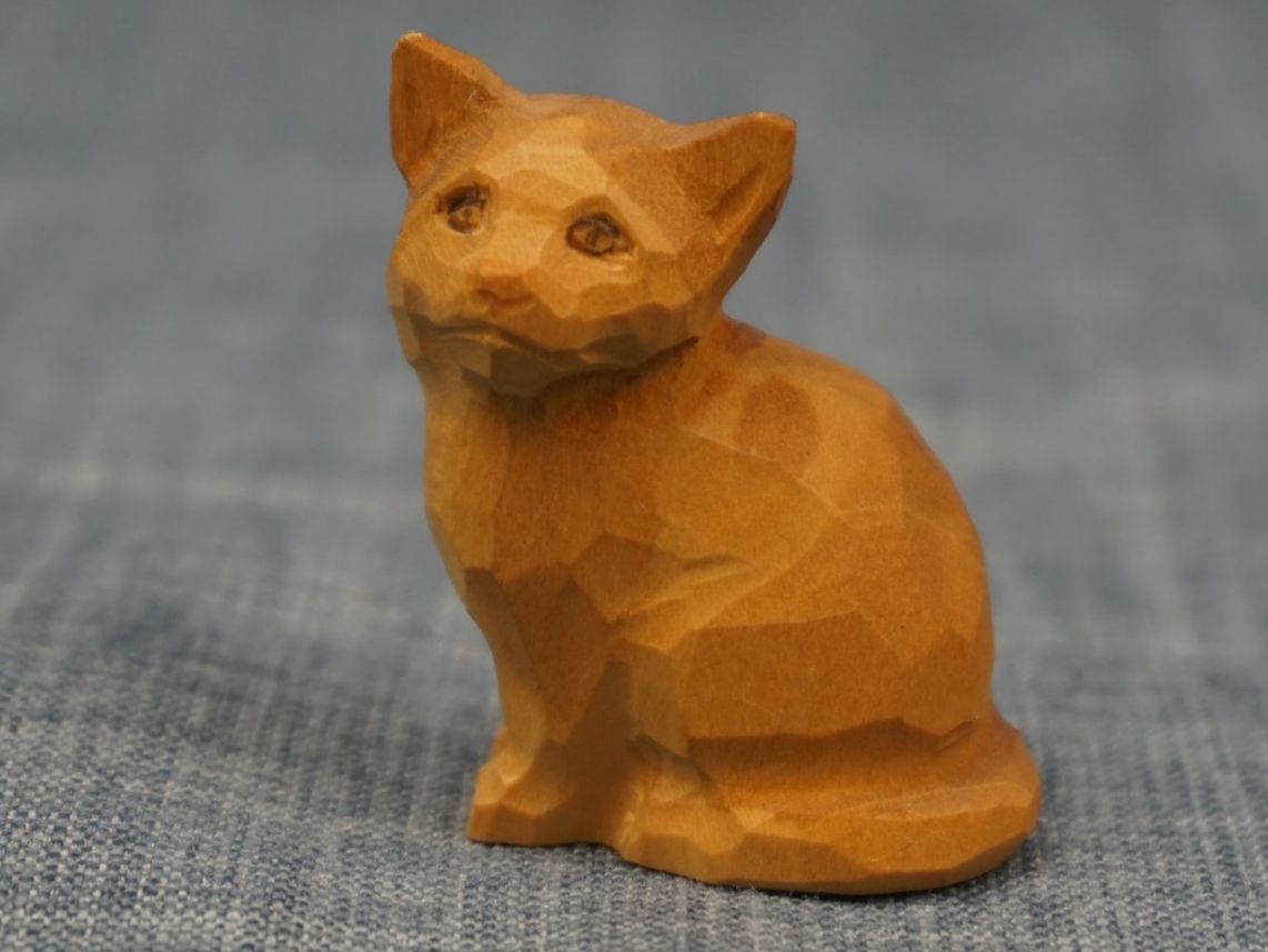Figuren: Katzenfiguren Handgeschnitzte – Neu (gemäss Beschreibung) aus Diessbach b. Büren von Crocharry 1