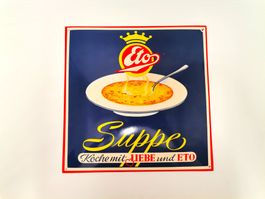 ETO Emailschild 30x30 cm – Vintage Retro Replikat Küchendeco