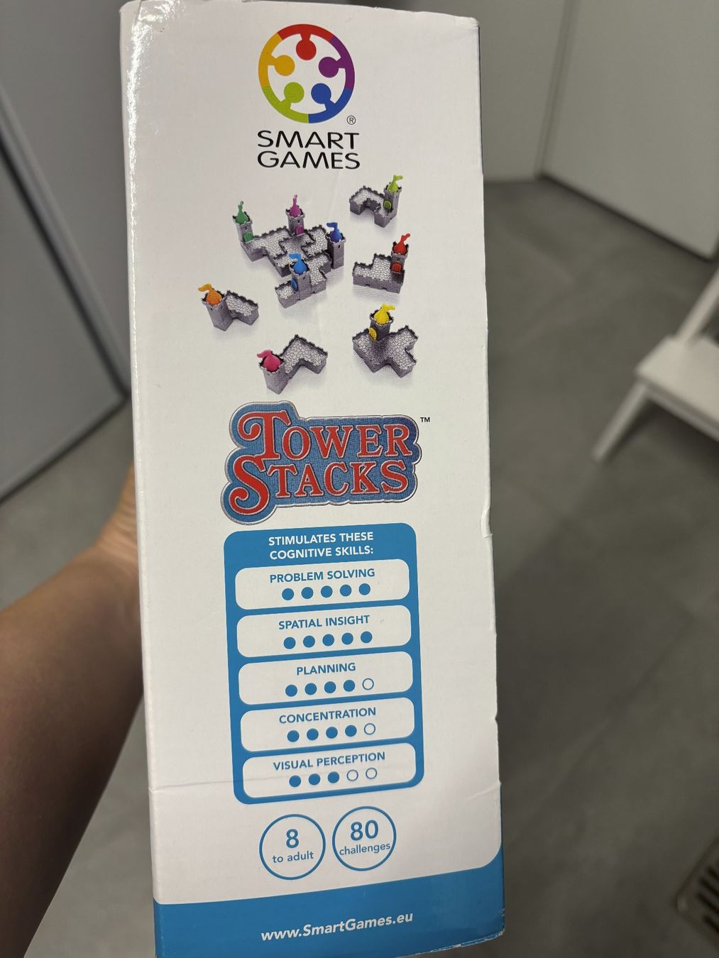 Jeux: Jeu solo de réflexion Smart Games Tower Stacks – D'occasion à Salvenach par gwenwywar 2