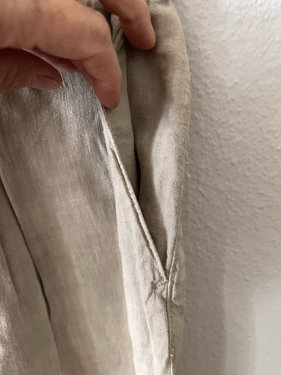 Pantaloni: Leinenhose Marc Aurel, Gr. 36, beige – Usato da Solothurn venduto da Brini06 2