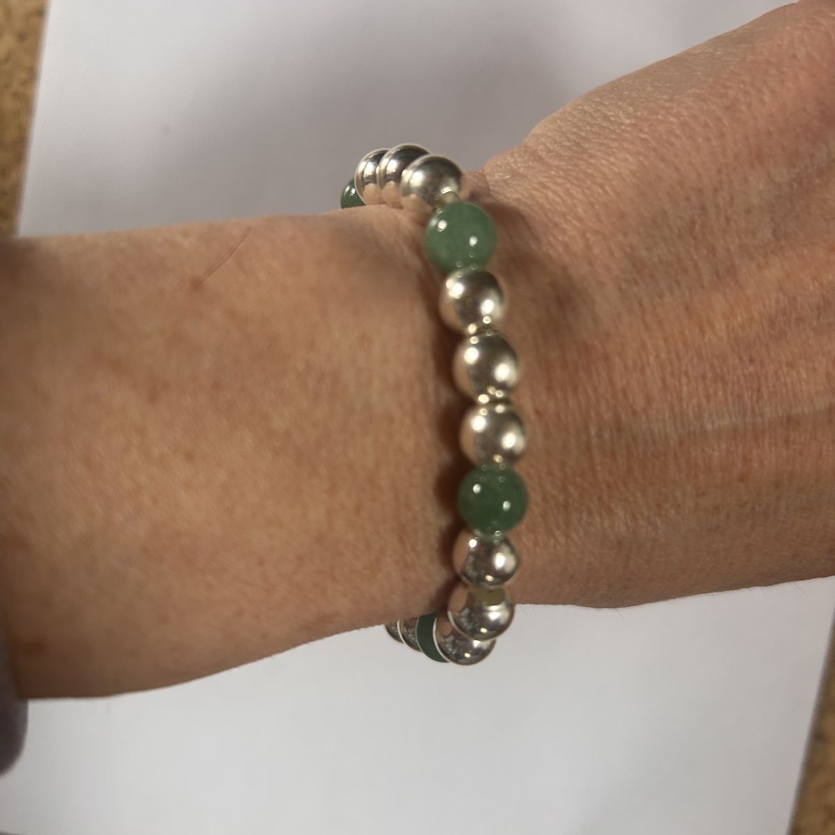 Bracciali & Braccialetti: Silberarmband mit Jade! (925) – Usato da Basel venduto da bellespirit 3