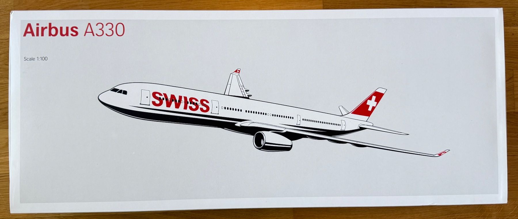Swiss Kit di modellismo & Modellini statici: Flugzeug Modell Swiss A330 1:100 – Nuovo e nell'imballaggio originale da Ostermundigen venduto da Vancouver16