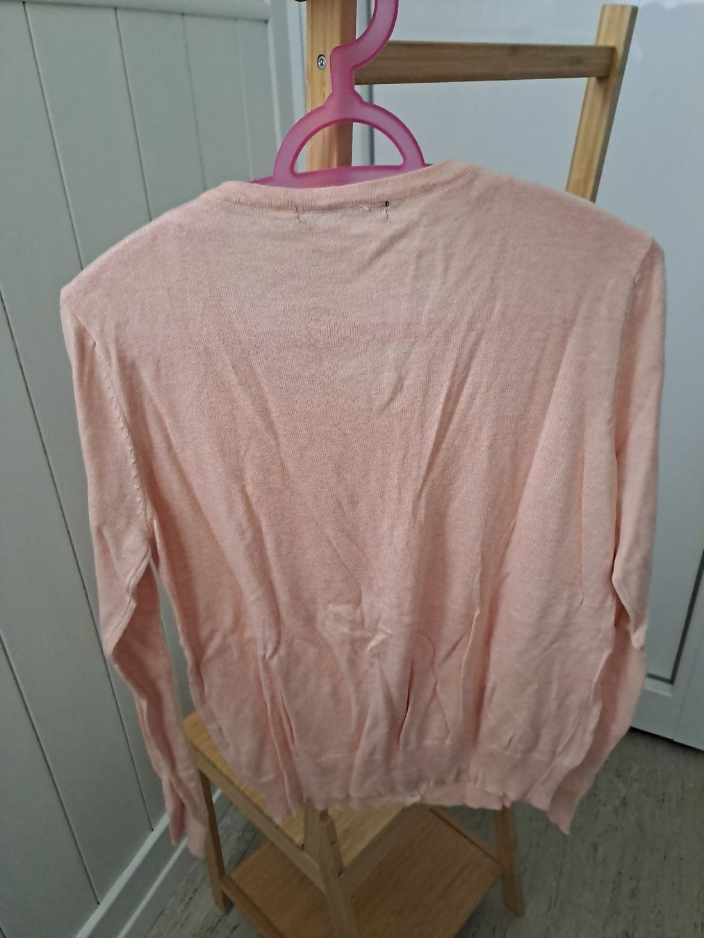 Giacche: Damen Strickjacke mit Schmucksteinen Grösse 40 Rosa – Usato da Rickenbach LU venduto da bishiida 3