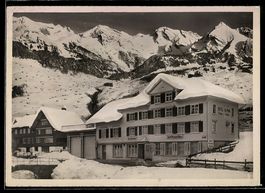 Unterwasser, Hotel Alpina und verschneit