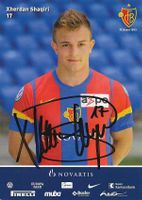 Autogrammkarte Xherdan Shaqiri 2012