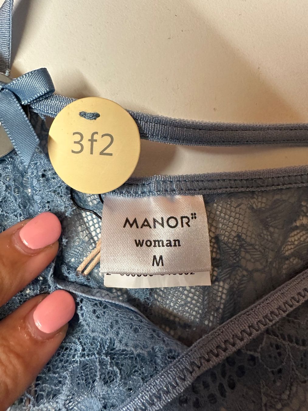 Manor Sonstige Unterwäsche: Damenslip Spitze blau Grösse M neu – Neu (gemäss Beschreibung) aus Schaan von Hermine2018 1