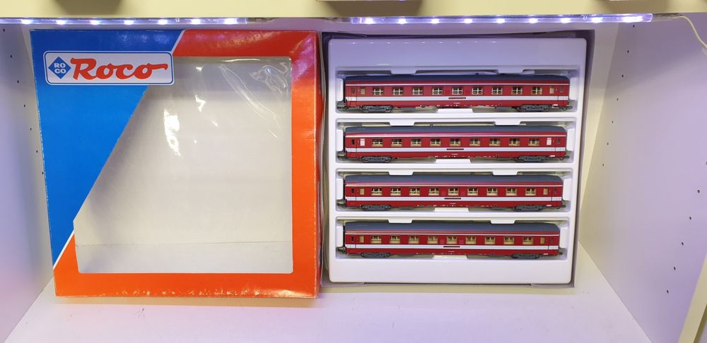 Roco 44080 SNCF Le Capitole - Coffret 4 Voitures - Ép 4 - Analogique - Comme Neuf