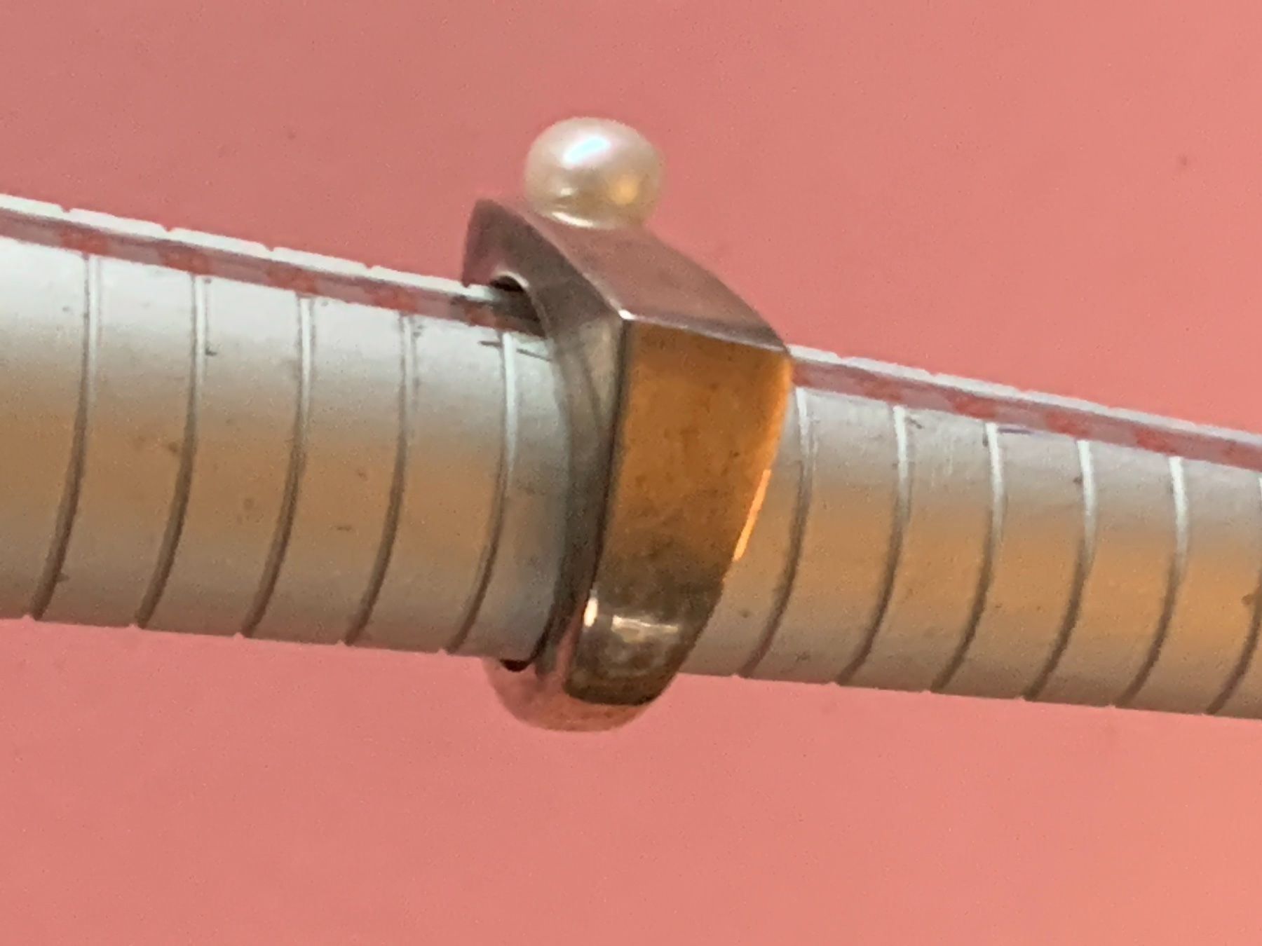 Bagues: Silberring massiv mit perle (Rg54/16) – D'occasion à Dittingen par Bellevista 5