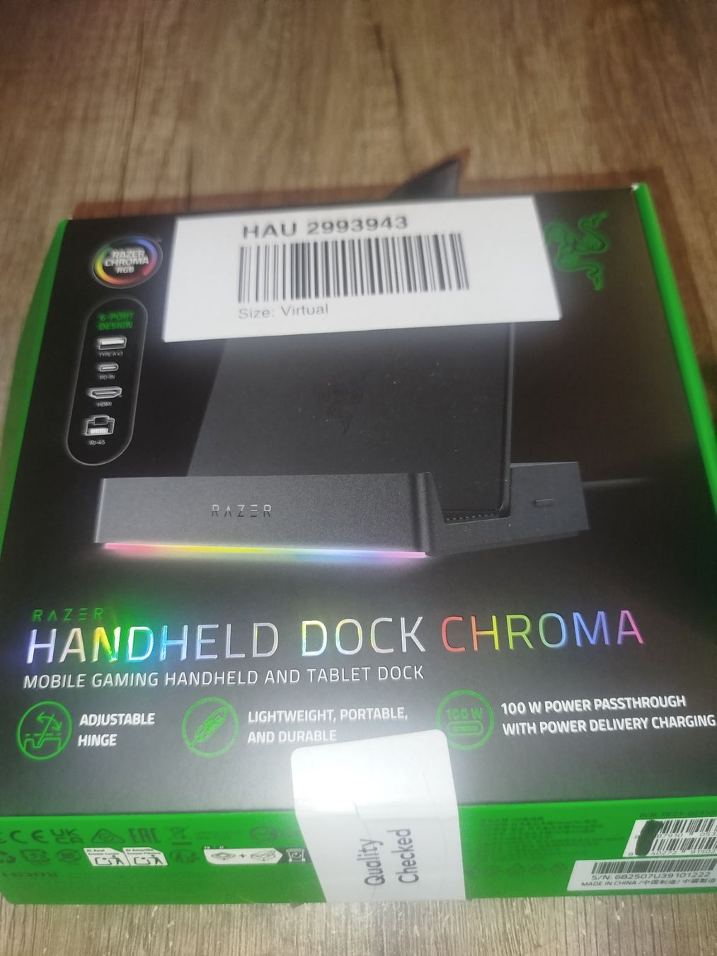 Razer Dockingstation: Razer Handheld Dock Chroma neuf – Neu und originalverpackt aus Aigle von m.13